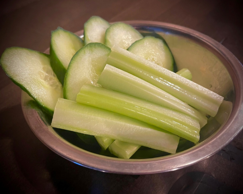 Side Cukes & Celery