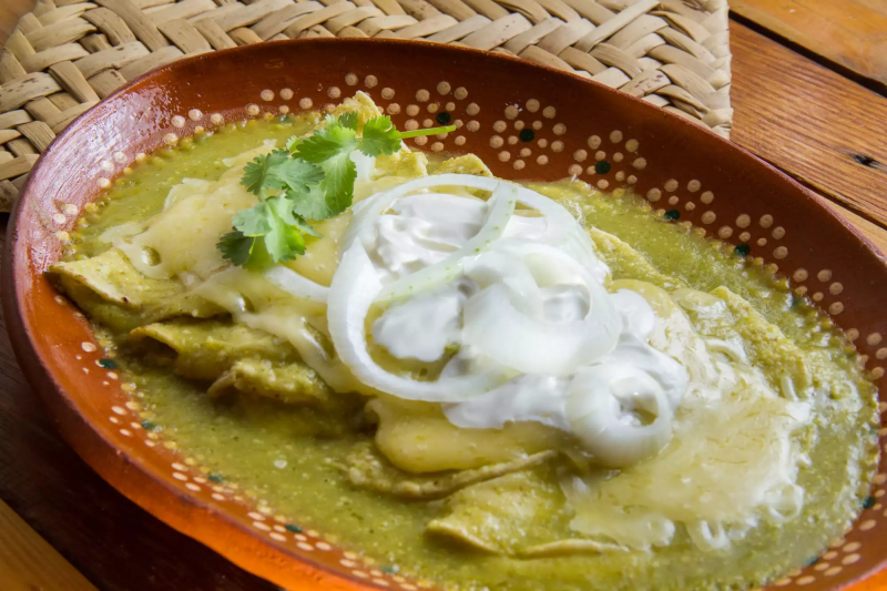 Enchiladas Verdes