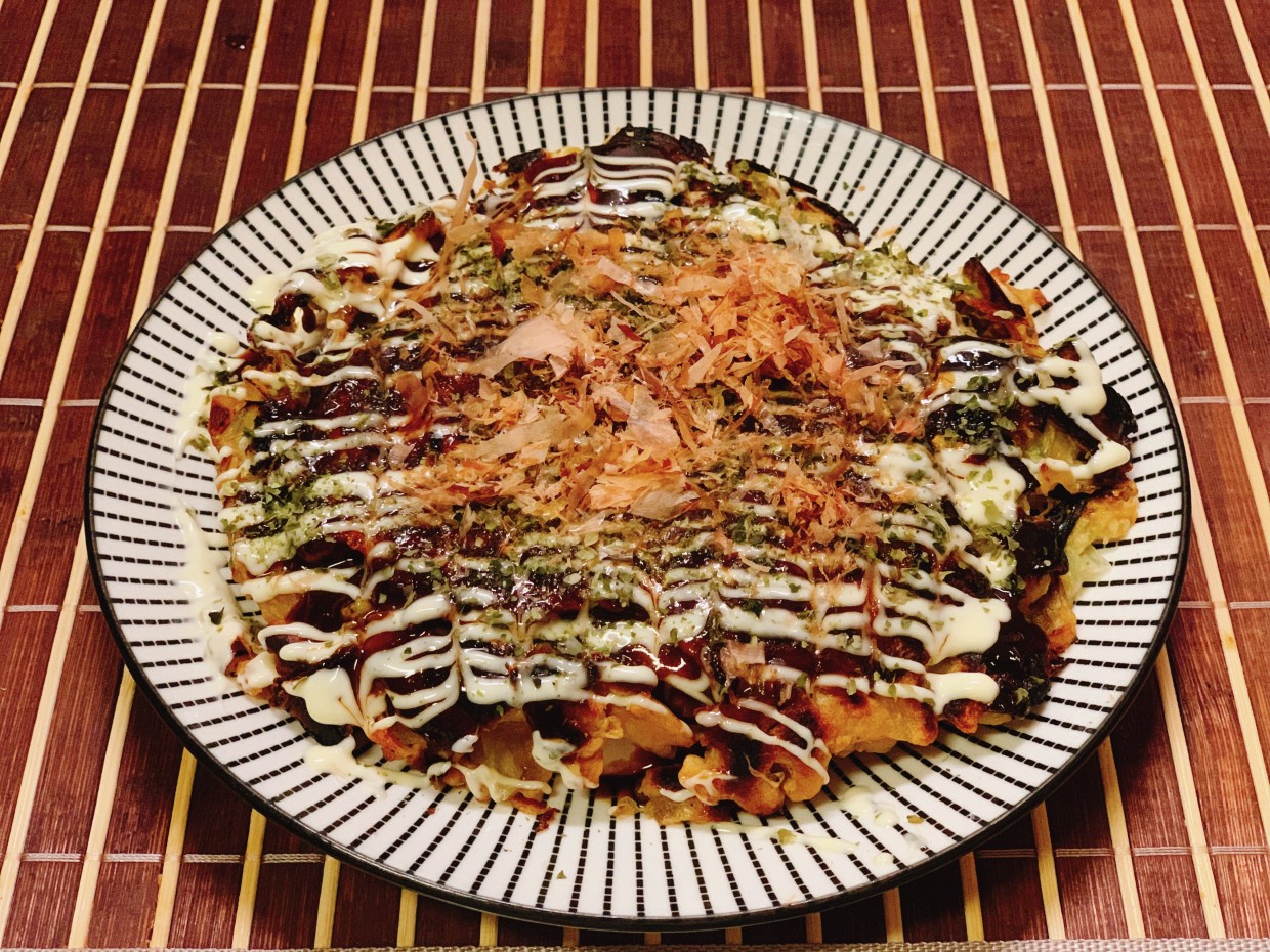 Okonomiyaki (Japanese Savoury Pancake)