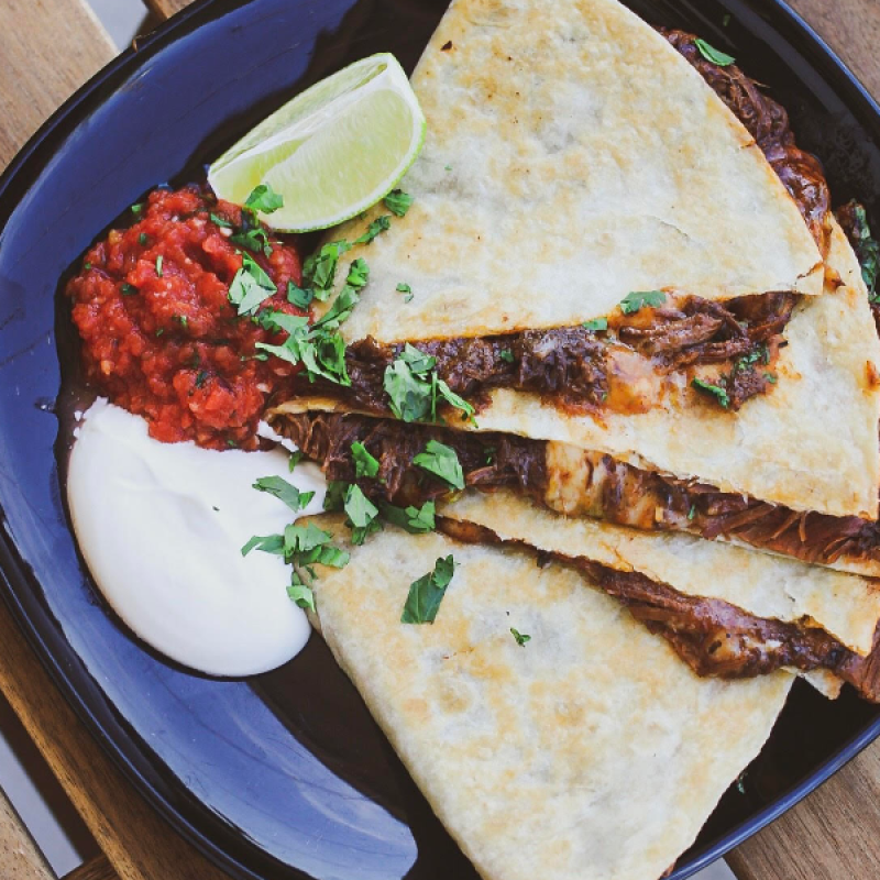 Barbacoa Quesadilla