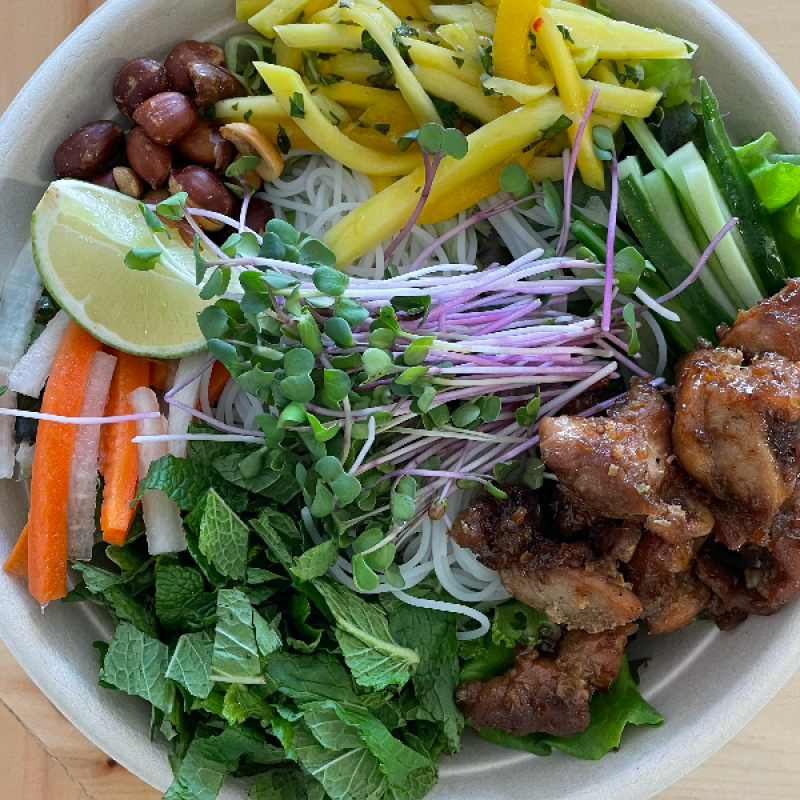 Lemongrass Chicken Bowl (Vietnamese)