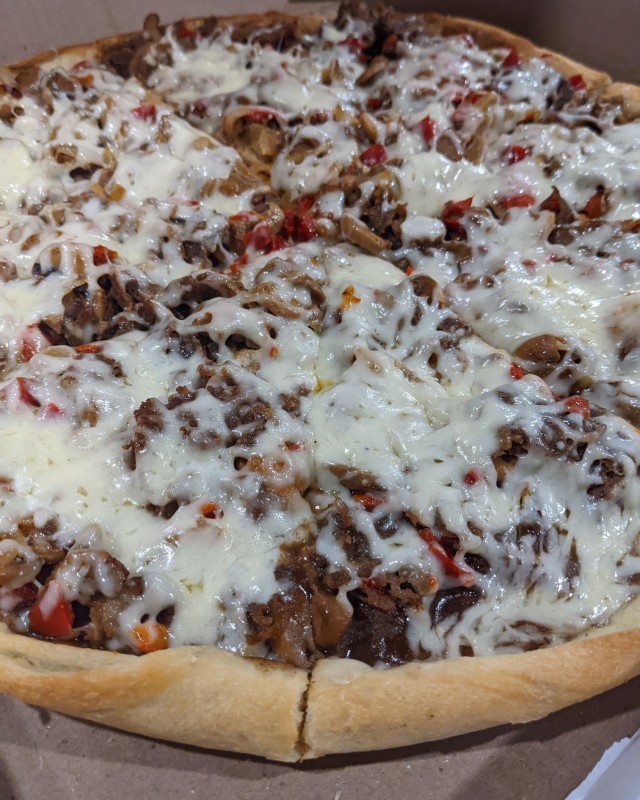 Our Famous Steak Pizza - Party Tray