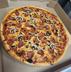 Lunch Large Pizza Cheese plus 3 Toppings