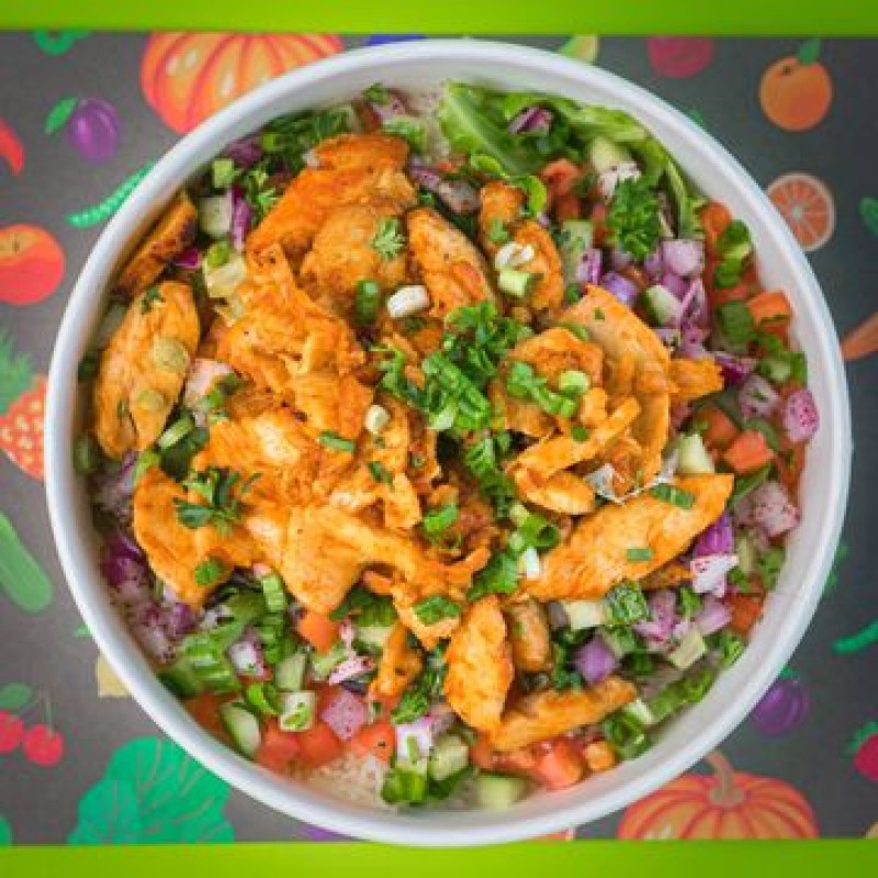 Sriracha Chicken Shawarma Bowl 🌶️