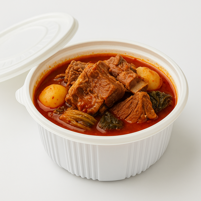Korean Pork bone soup (Gamjatang)