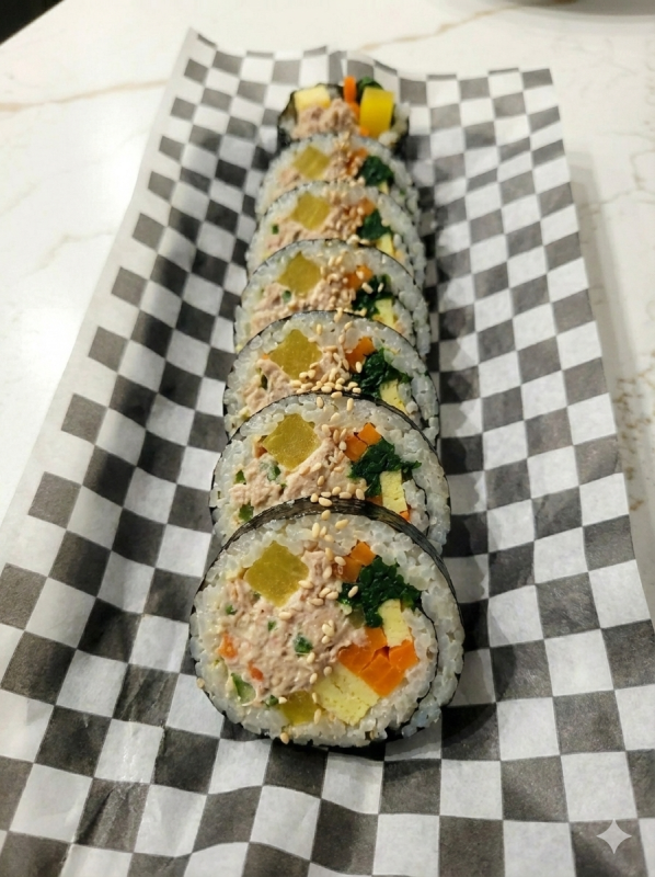Signature Tuna Mayo & Capers Kimbap