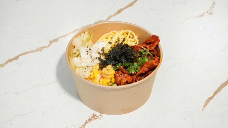 Korean Spicy Pork Cupbap ( JeYuk Rice Bowl)