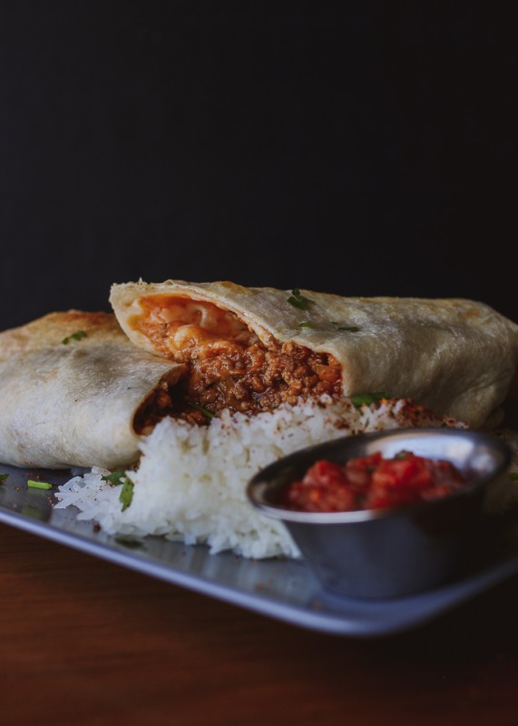 Beef and Bean Burrito