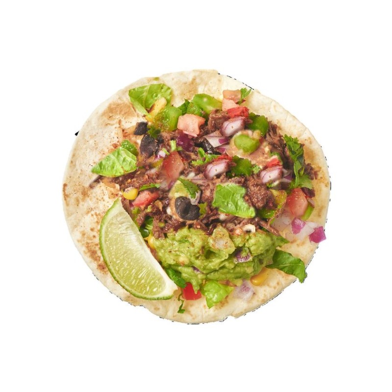 Single Bean & Veggies Taco