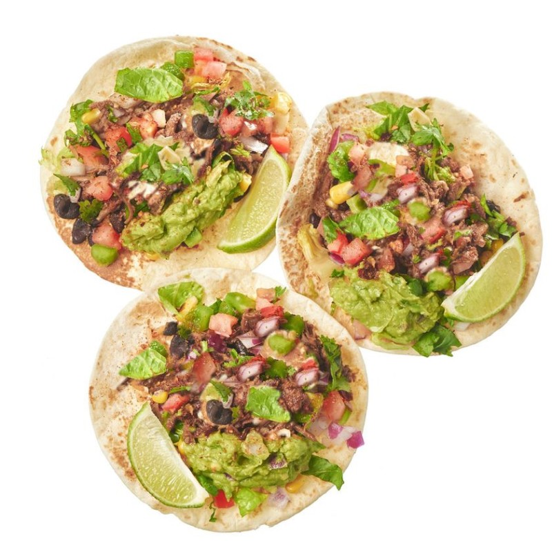Trio Bean & Veggies Tacos