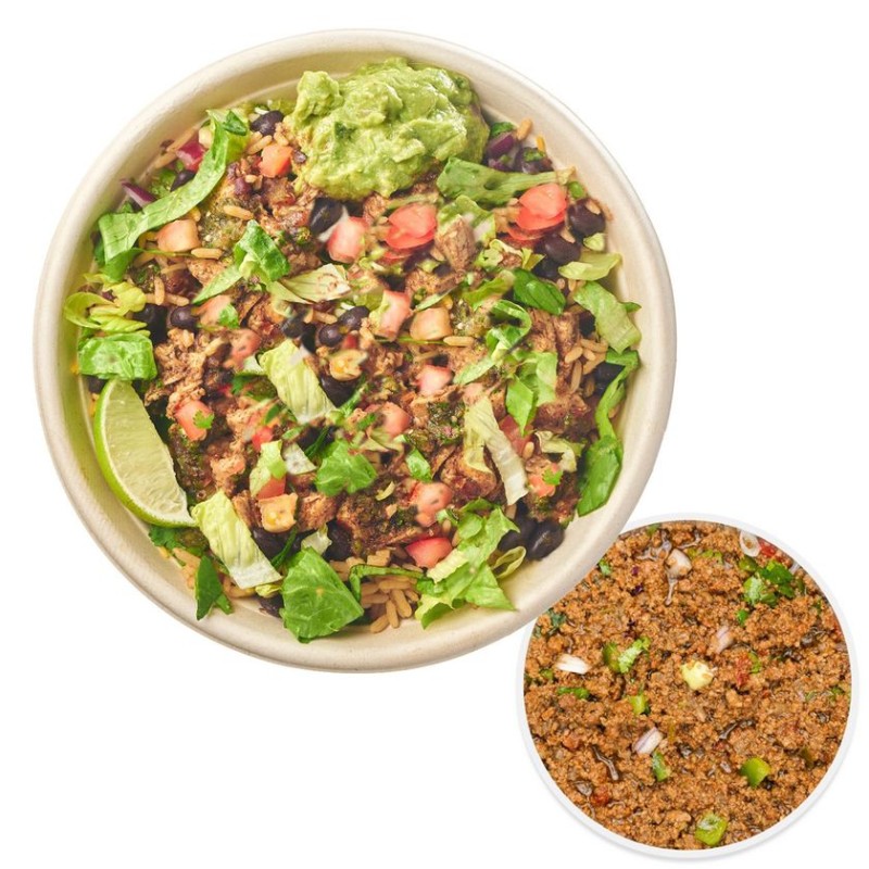 Ground Beef Salad Bowl