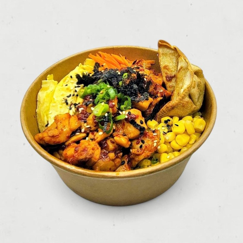 Sweet and Spicy Chicken Cupbap (Dakgalbi Rice Bowl)🌶️