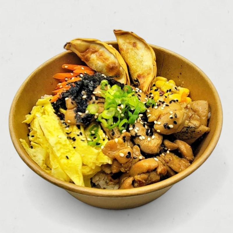 Teriyaki Chicken Cupbap (Teriyaki Chicken Rice Bowl)