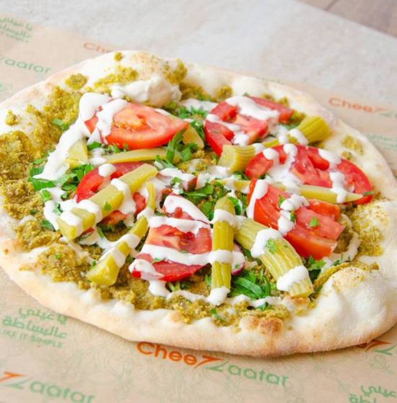 Baked Falafel Flatbread