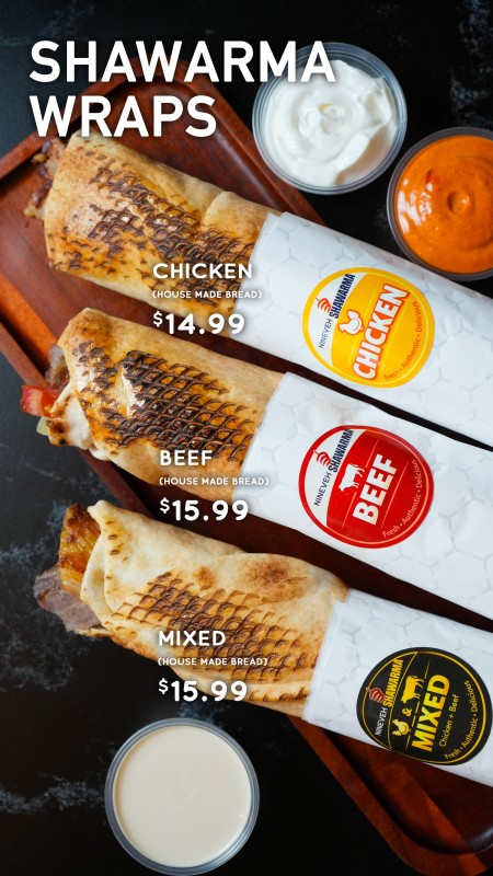 Shawarma Wrap Intro BOGO Special
