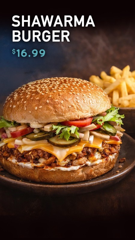 Shawarma Burger